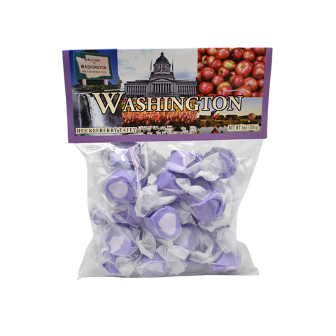 6 oz Washington Header Huckleberry Taffy