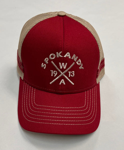 Red Spokandy Trucker Hat