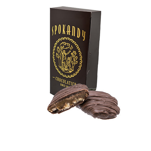 12 oz Pecan Caramel Patties, Milk Chocolate