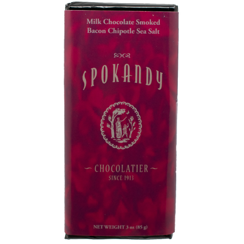 Smoked Bacon Chipotle Sea Salt Milk Chocolate
