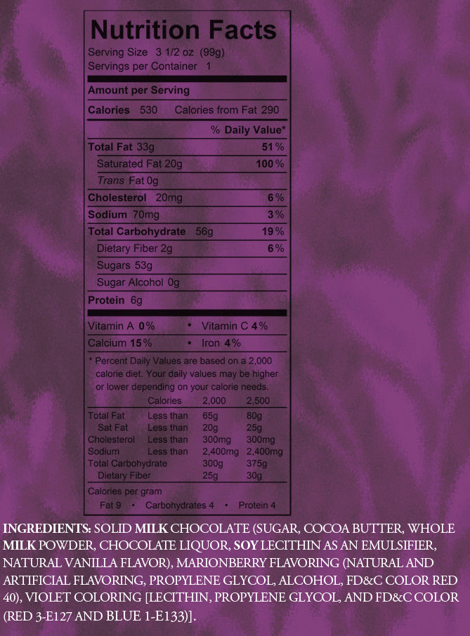 Marionberry Milk Chocolate Bar