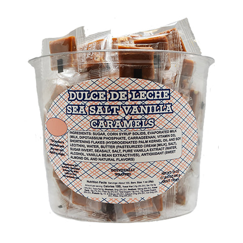 Dulce De Leche Sea Salt Vanilla Caramel Bites
