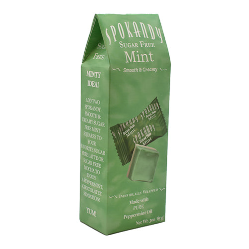 3 oz Sugar Free Green White Mint Tote