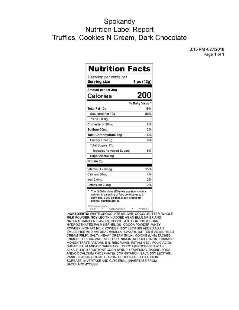 Cookies & Cream Truffle