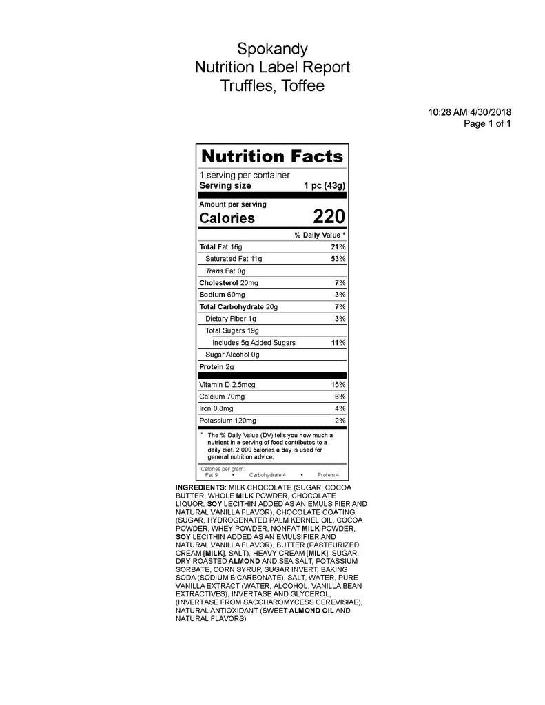 Toffee Crunch Truffle