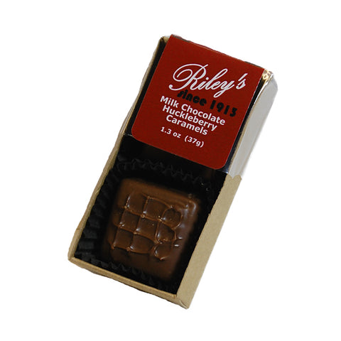 Milk Chocolate Huckleberry Caramels