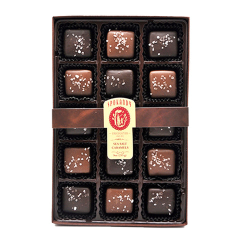 15 piece Assorted Sea Salt Caramels Gift Box