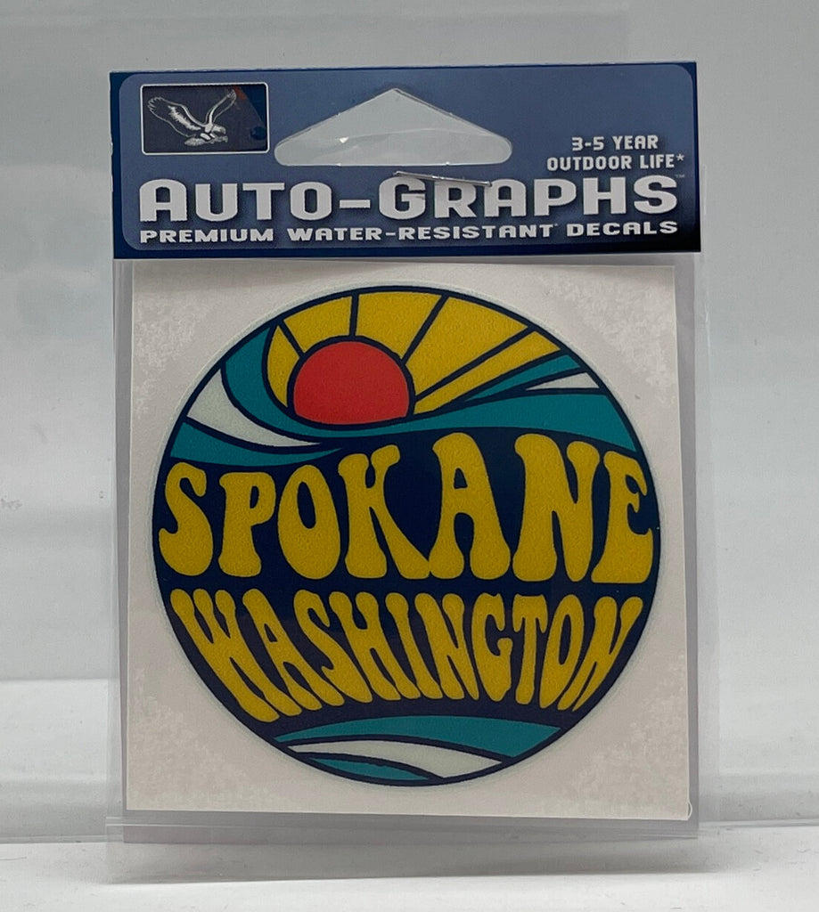 Spokane Washington Circle Sticker