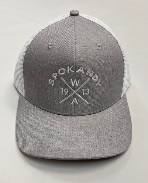 Gray Spokandy Trucker Hat