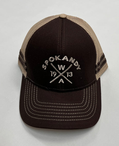 Brown Spokandy Trucker Hat