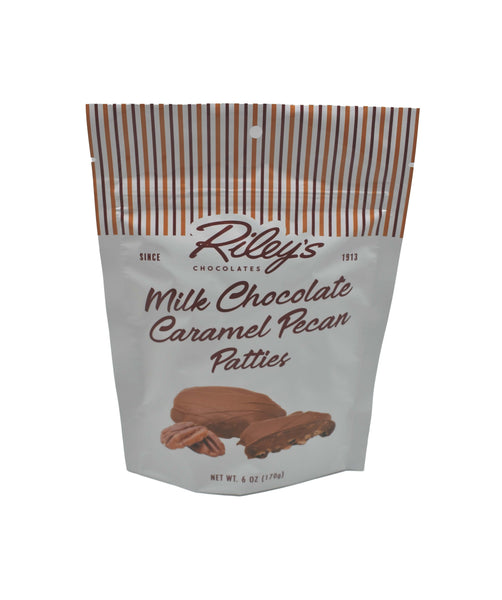 6 oz Milk Chocolate Pecan Caramel Patties