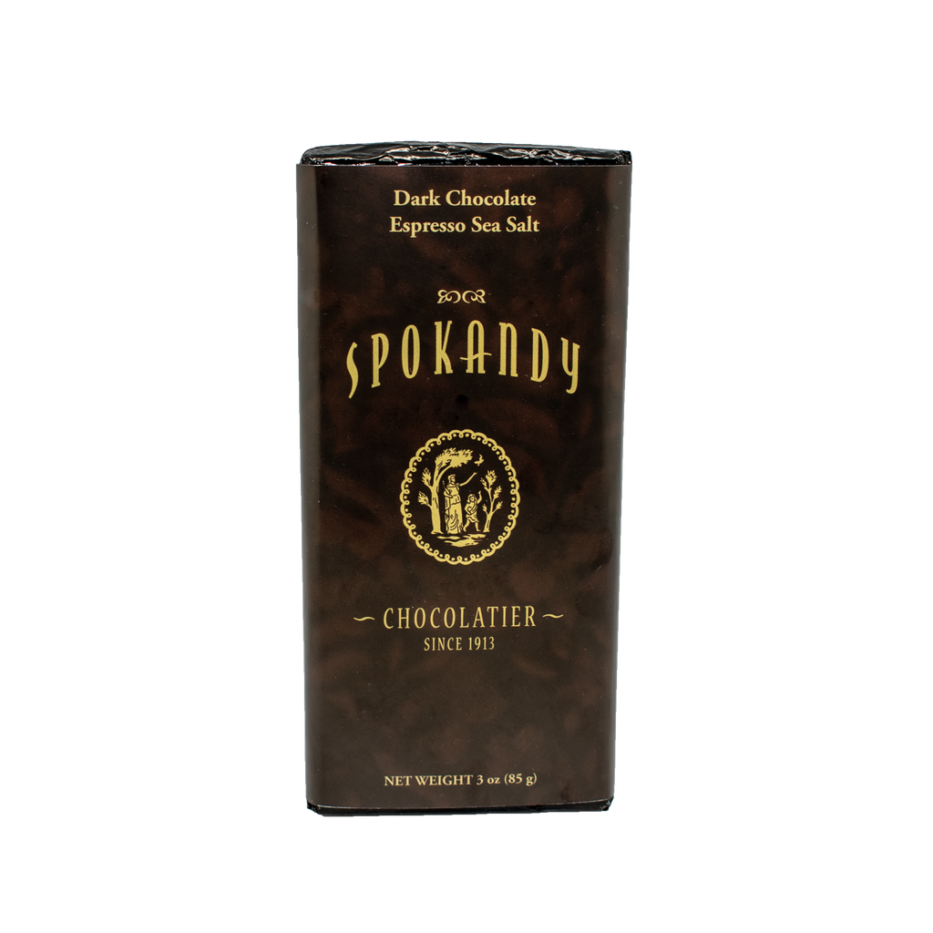 Sea Salt Espresso Dark Chocolate Bar