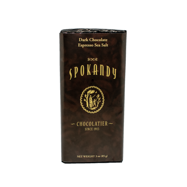 Sea Salt Espresso Dark Chocolate Bar