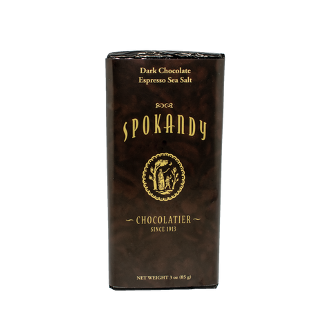 Sea Salt Espresso Dark Chocolate Bar