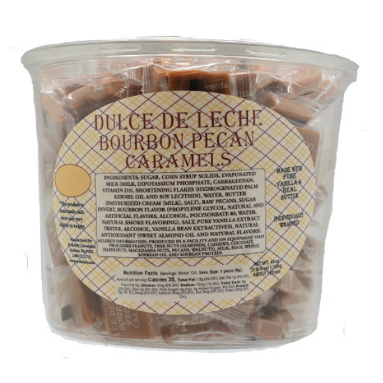 Dulce De Leche Bourbon Pecan Caramel Bites