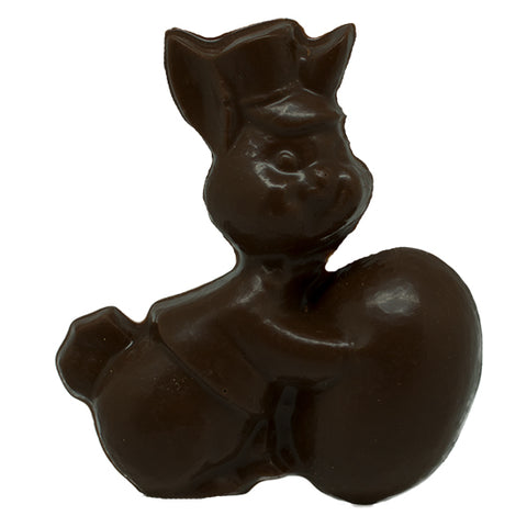 1 oz Dark Chocolate Bunny with Egg