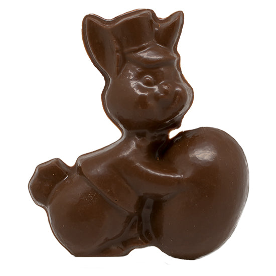 1 oz Milk Chocolate Bunny with Egg