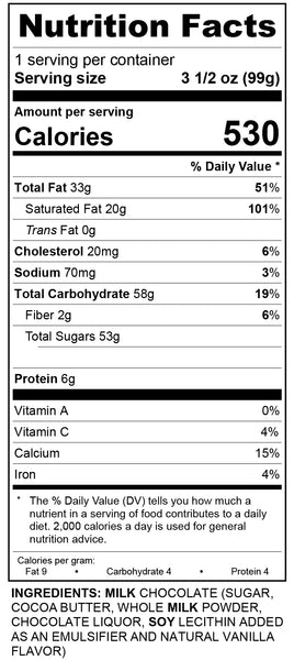 Solid Milk Chocolate Bar – Spokandy Chocolatier
