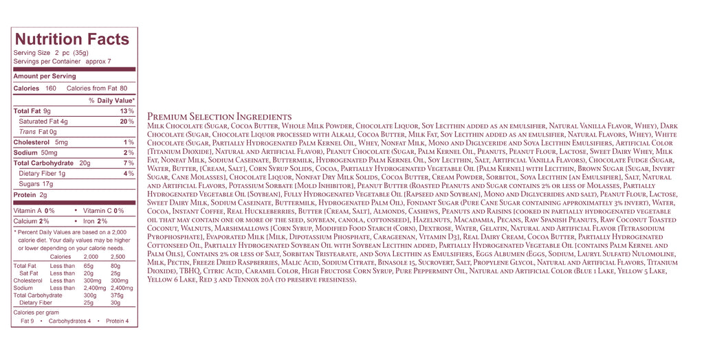 8 oz Premium Assorted Selection with Winter Sleeve