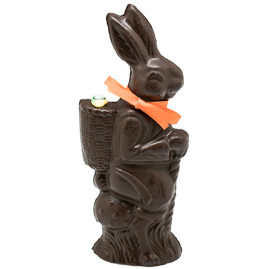 16 oz Papa Sitting Bunny, Solid Chocolate