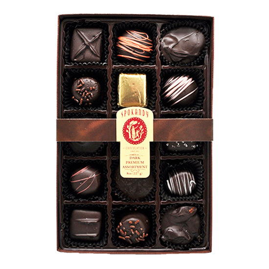 15 pc Dark Chocolate Premium Assortment Gift Box