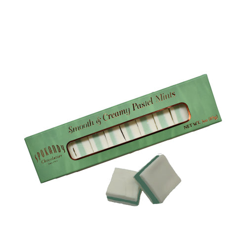 3 oz White Green White Mint Tube – Spokandy Chocolatier